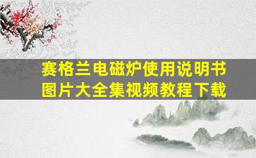 赛格兰电磁炉使用说明书图片大全集视频教程下载