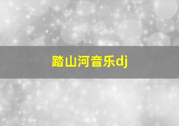 踏山河音乐dj