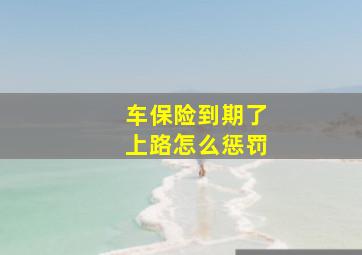 车保险到期了上路怎么惩罚