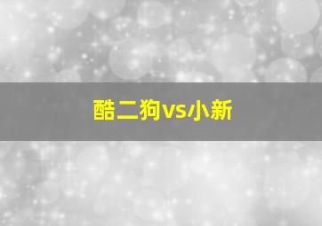 酷二狗vs小新