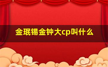 金珉锡金钟大cp叫什么