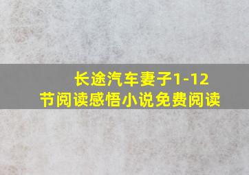 长途汽车妻子1-12节阅读感悟小说免费阅读