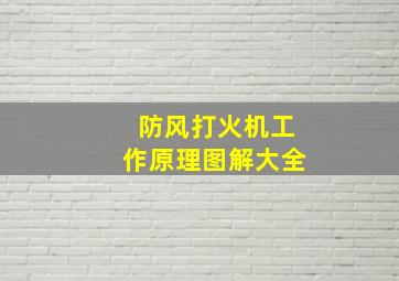 防风打火机工作原理图解大全