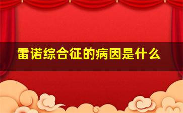 雷诺综合征的病因是什么