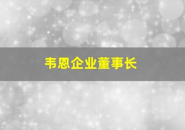 韦恩企业董事长