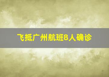 飞抵广州航班8人确诊