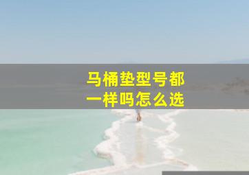 马桶垫型号都一样吗怎么选