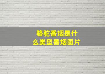 骆驼香烟是什么类型香烟图片