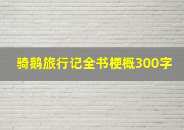 骑鹅旅行记全书梗概300字