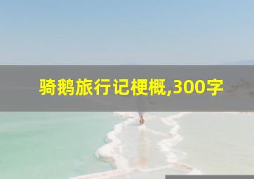 骑鹅旅行记梗概,300字