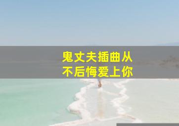 鬼丈夫插曲从不后悔爱上你