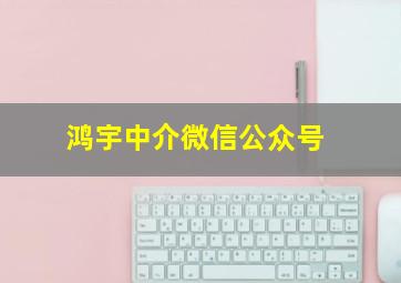 鸿宇中介微信公众号