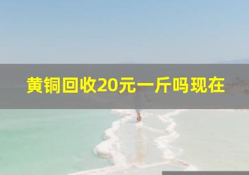 黄铜回收20元一斤吗现在