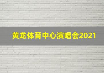 黄龙体育中心演唱会2021