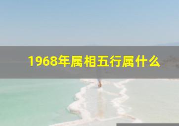 1968年属相五行属什么