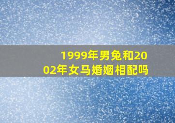 1999年男兔和2002年女马婚姻相配吗