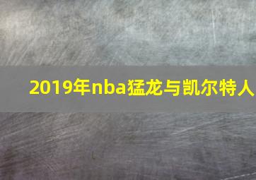 2019年nba猛龙与凯尔特人