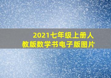 2021七年级上册人教版数学书电子版图片