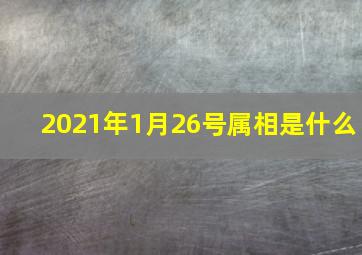 2021年1月26号属相是什么