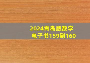 2024青岛版数学电子书159到160