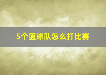 5个篮球队怎么打比赛