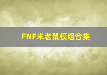 FNF米老鼠模组合集