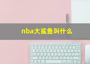 nba大鲨鱼叫什么