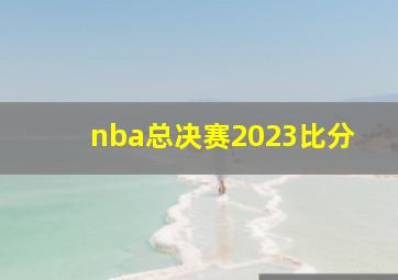 nba总决赛2023比分