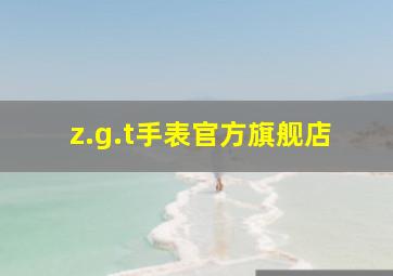 z.g.t手表官方旗舰店