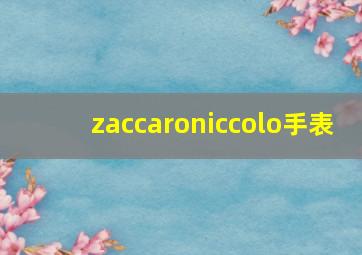 zaccaroniccolo手表