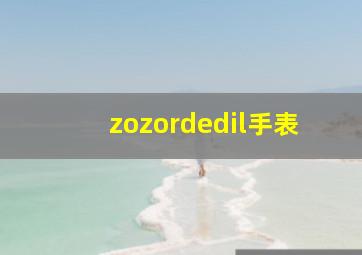 zozordedil手表