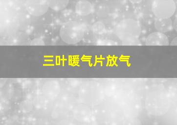 三叶暖气片放气