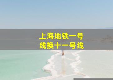 上海地铁一号线换十一号线