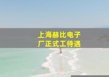 上海赫比电子厂正式工待遇