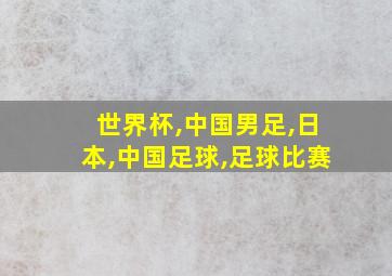 世界杯,中国男足,日本,中国足球,足球比赛