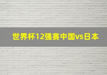 世界杯12强赛中国vs日本