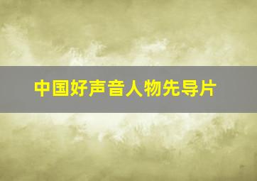 中国好声音人物先导片