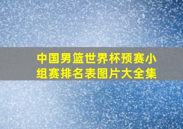 中国男篮世界杯预赛小组赛排名表图片大全集