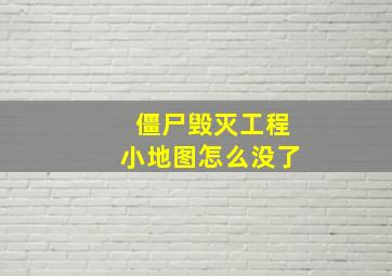 僵尸毁灭工程小地图怎么没了