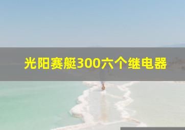 光阳赛艇300六个继电器