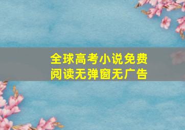 全球高考小说免费阅读无弹窗无广告