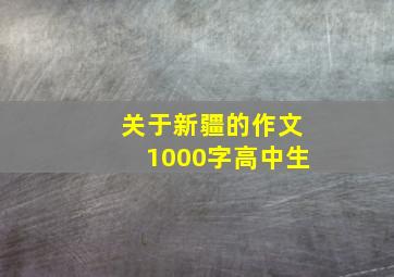 关于新疆的作文1000字高中生