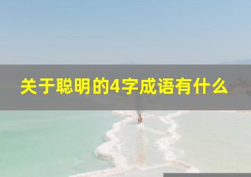 关于聪明的4字成语有什么