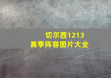 切尔西1213赛季阵容图片大全