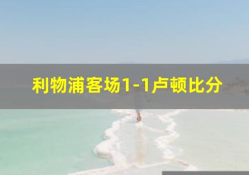 利物浦客场1-1卢顿比分