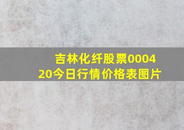 吉林化纤股票000420今日行情价格表图片