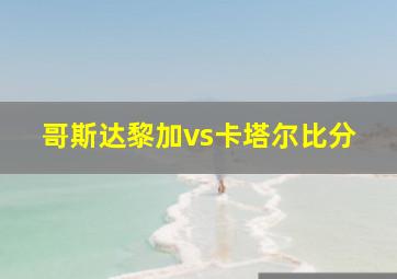 哥斯达黎加vs卡塔尔比分