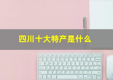 四川十大特产是什么