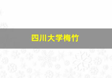 四川大学梅竹