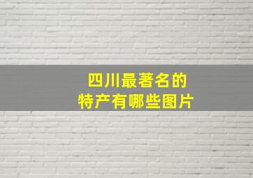 四川最著名的特产有哪些图片